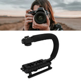 Video Action Stabilizing Handle Aluminum Alloy And ABS U Type Camcorder Handheld