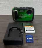 Fujifilm FinePix XP150 Waterproof Digital Camera 1GB SD From Japan