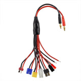 SIM&NAT RC Lipo Battery Charger Adapter Large, 8 in 1 Charge Cable Battery