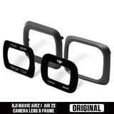 OEM Gimbal Camera Lens UV Glass & Frame Bezel Cover For DJI Mavic Air 2 / Air 2S