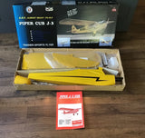 NOS ARISTO-CRAFT Piper J-3 J3 Cub RC Remote Control Balsa Model Airplane Kit
