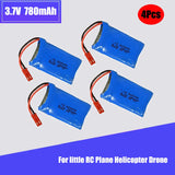 3.7V 780mAh 25C LiPo Battery JST plug for WLtoys V686 V626 V636 Q222 RC Drone