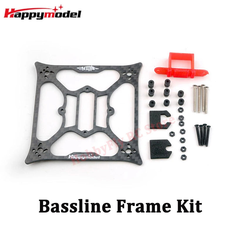 HappyModel Bassline 2S 2inch Micro FPV Drone Replacement 90mm Carbon Frame Set