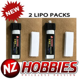 NZHOBBIES 1S 3.7V 180Mah 45C Lipo Battery (2) : Blade Inductrix # NZ0126