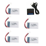 3.7V 400mAh Lipo Battery + Charger For X4 H107 H31 KY101 E33C E33 U816A V252 H6C