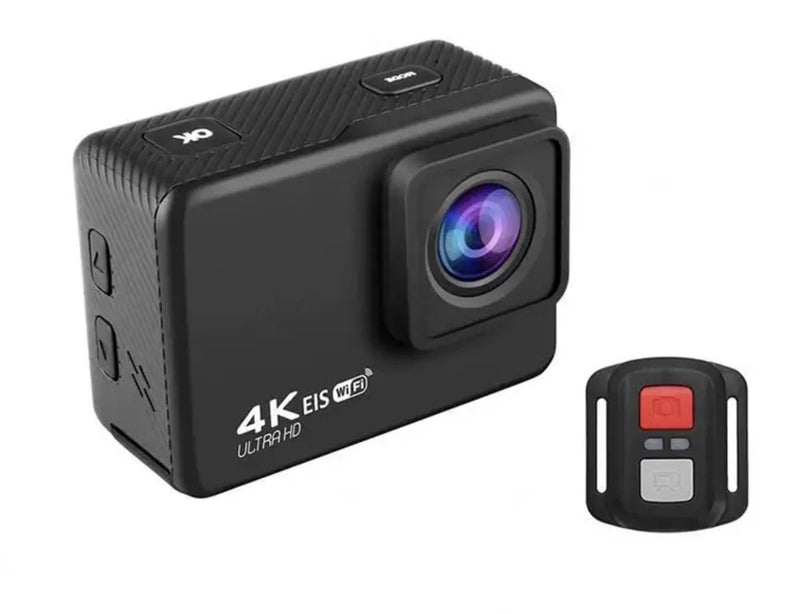 At907 4K Pro Camcorder Camera, 60 fps, X10 Zoom, Waterproof, Remote, MP4, LCD.