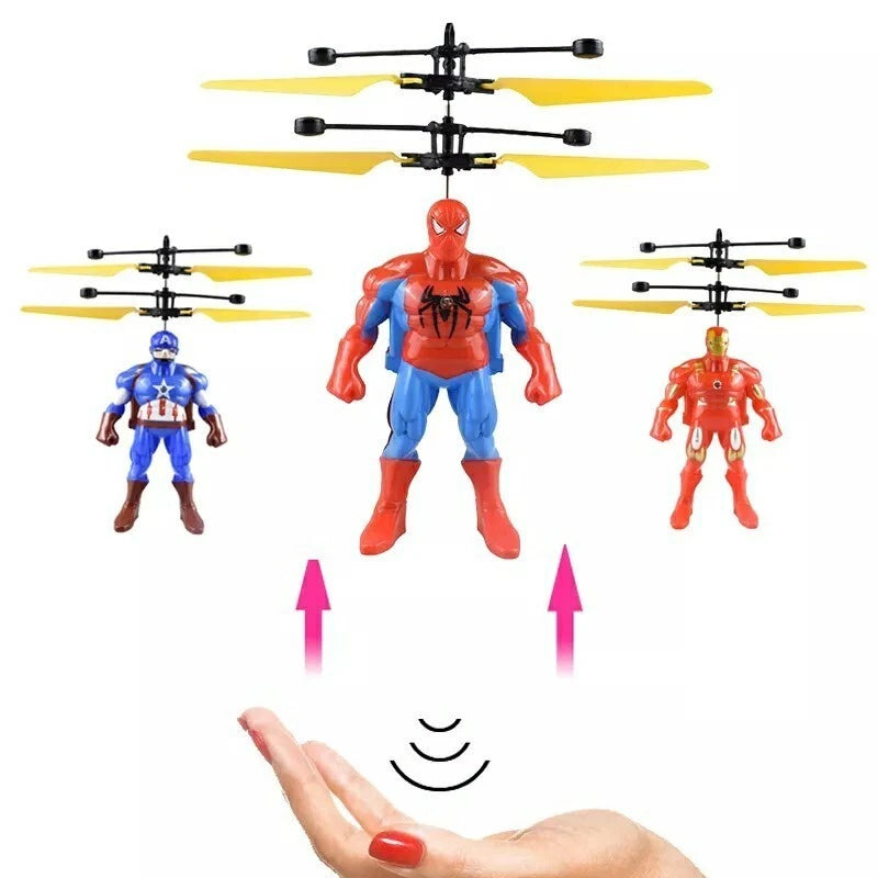 Drone Avengers Sensor Movimiento USB Carga Figuras Voladoras 2021