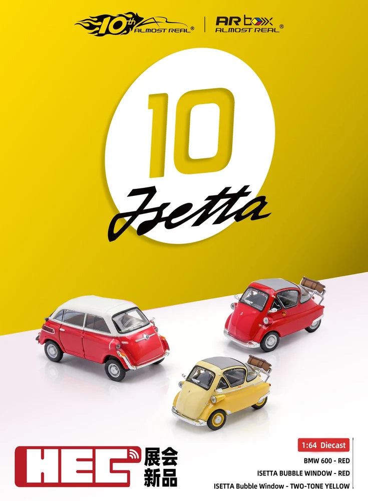 Almost Real 1/64  Isetta 600 Bubble Window Diecast Display Model Pick Car