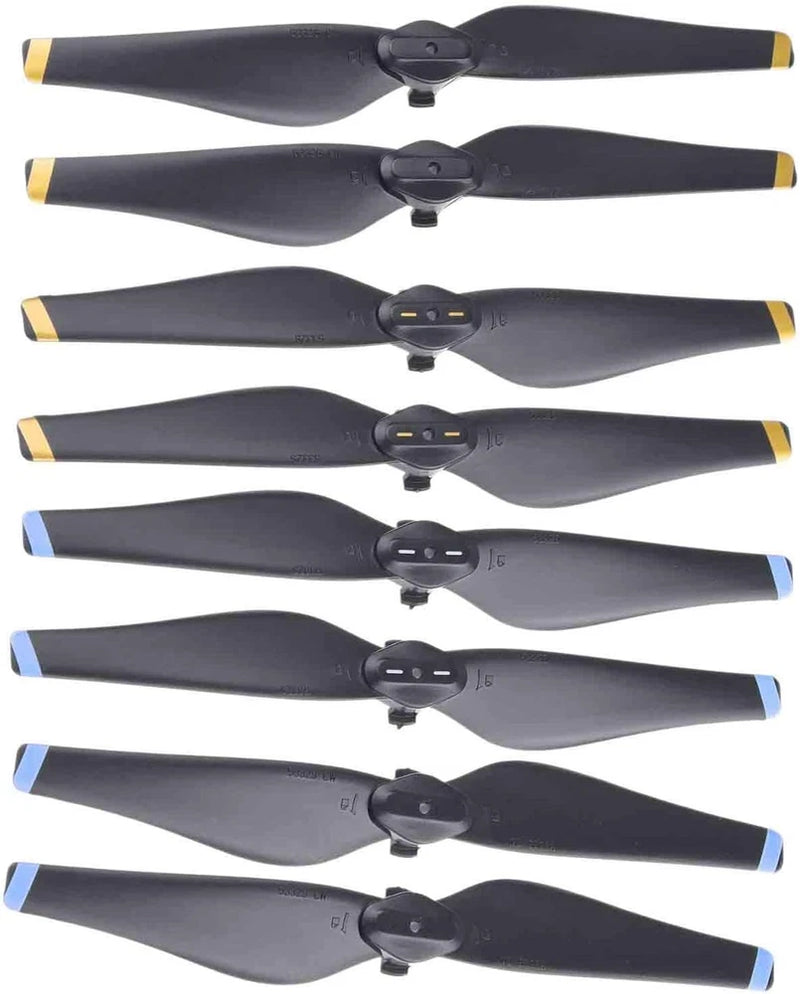 Replacement Propellers Compatible with DJI Mavic Air 4 or 8 Blades Black 2 Sets