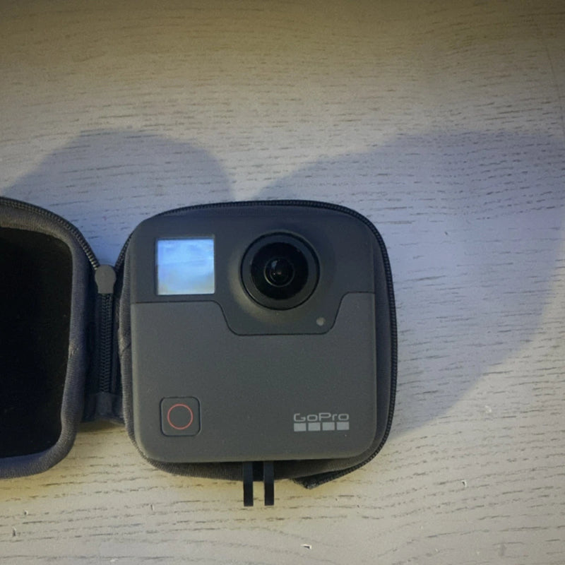 GoPro Fusion Action Digital Camera Gray Action Series Model Fusion with Case