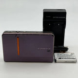 FUJIFILM FinePix Z300 Purple Compact Digital Camera w/ Charger Used