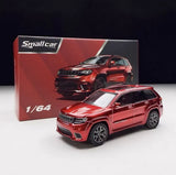 Smallcar 1/64 Scale Jeep Grand Cherokee Red Diecast Car Model Toy gift
