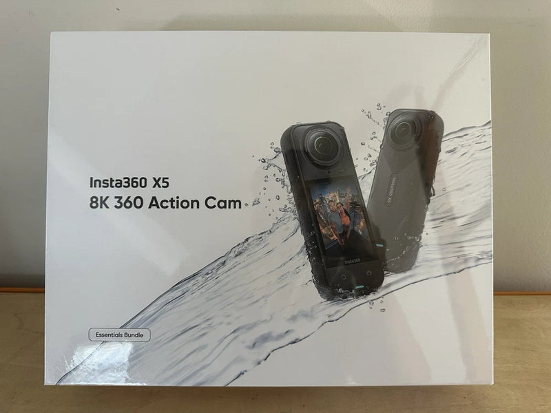 Insta360 X5 8K 360 Action Video Camera Essentials Bundle (Brand New Sealed)