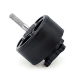 RC brushless outrunner motor with 14-pole design, black casing and silver mounting shaft