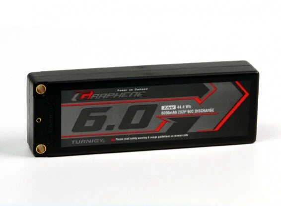 Turnigy Graphene 6000mAh 2S2P 90C Hardcase Lipo Battery Pack (ROAR APPROVED)