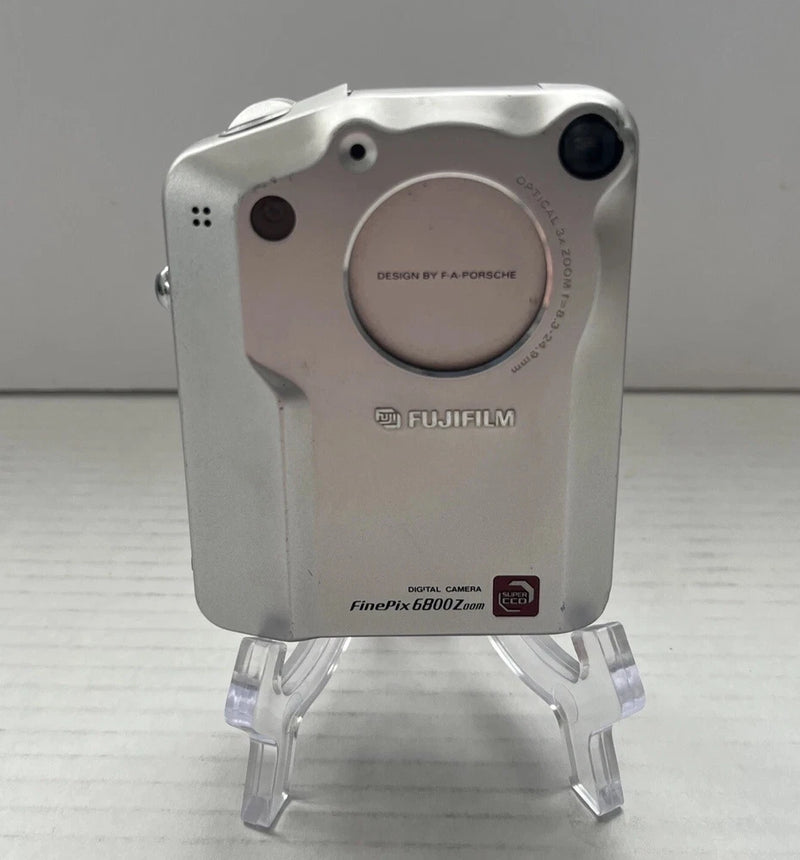 Vtg Fujifilm FinePix 6800Z Zoom 3.1MP Digital Camera Porsche Power Parts Repair
