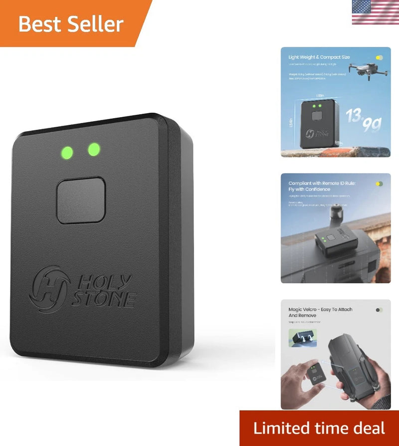 Compact FAA-Compliant Remote ID Module - Fits Mini 4, Mini 3, Air 3 Drones