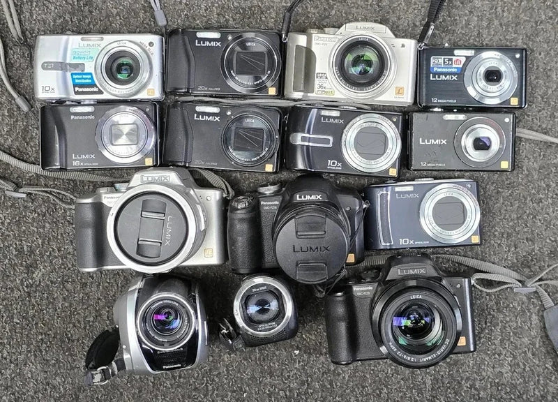 Lumix Digital Camera Lot ¨C 14x Mixed Models - Free Shipping