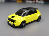 ? 2020 HONDA E Custom Diorama Collectible DieCast Model Car 1:64 Yellow LOOSE