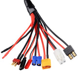 8 in1 Charger Adapter Connector Splitter Cable for RC Lipo Battery Charger Cable