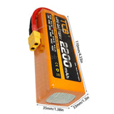 14.8V 4S 2200mAh 25C LiPo Battery XT60 plug for RC Airplane Heli Copter Drone