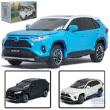 1/32 Toyota RAV4 Model Car Alloy Diecast Toy Vehicle Collection Gift Sound Light Battery