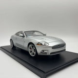 Autoart 1/18 Jaguar XKR Silver Alloy Openable Car Model Rare