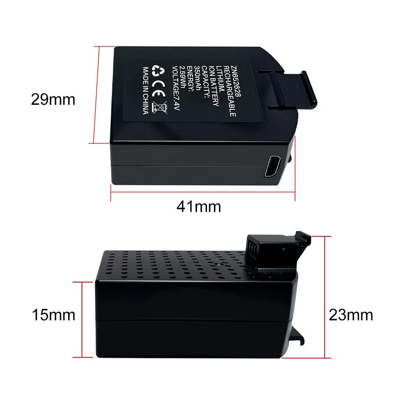 RC ERA C186 / C186S BO-105 4CH  1/48 RC Helicopter Original Battery 7.4 350mAh Battery