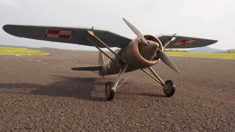 PZL P.11 Polish fighter 43.3 inch 3D Printed RC Plane 3dLabPrint Kit.