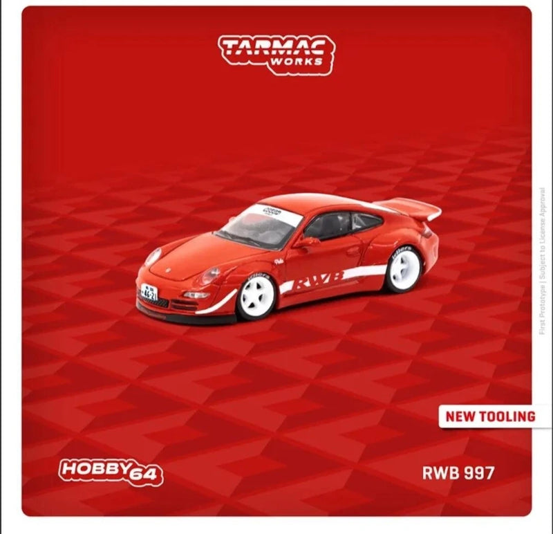 TARMAC WORKS  1:64 scale Porsche RWB997 Philadelphia diecast model toy car