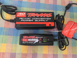 Traxxas NIMH 4Amp Chargers & 40 Watt AC-DC Converter Power Supply Combo RC Car Converter