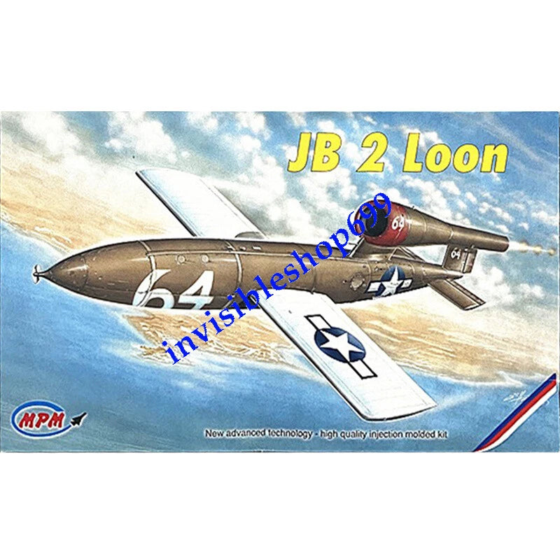 1/48 JB-2 Loon US V-1 model kit box art with MPM logo