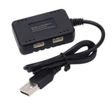 2-in-1 7.4V LiPo balance charger with indicator light and USB cable