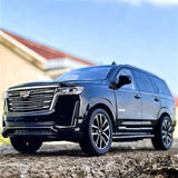 1:24 Cadillac Escalade SUV Diecast Model Car Toy Collection Sound Light Toy Kids