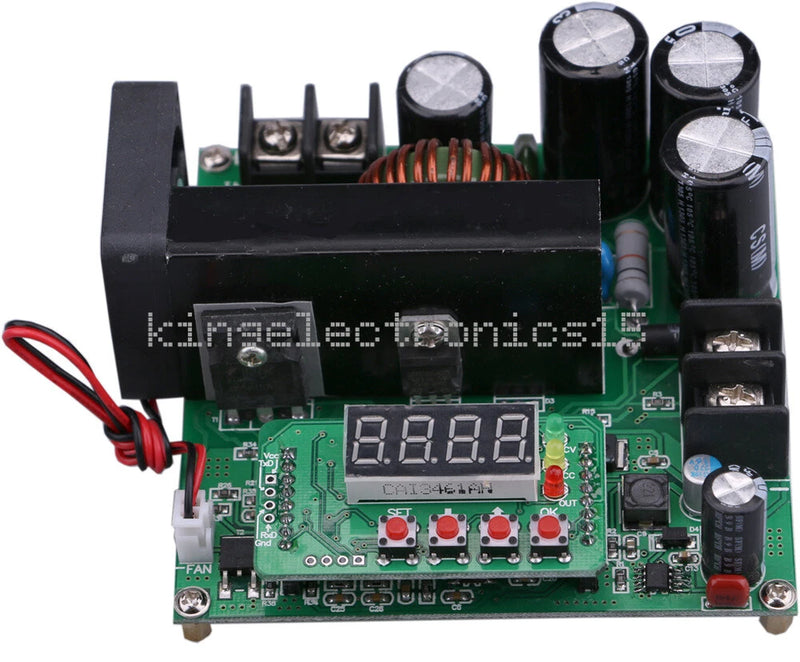DC-DC BST900W CNC Boost Converter 8-60V Step-up 10-120V Solar Charging CVCC