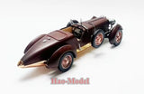 TRL 1:18 H6C Tulipwood Speedster Ispano Tulip Wooden Sedan Model Car Display Toy