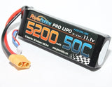 Power Hobby 5200mAh 11.1V 3S 50C LiPo Battery  Item #PHB3S520050C