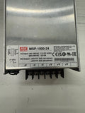 MEAN WELL MSP-1000-24 AC Input 100-199VAC 200-240 VAC DC output +24V