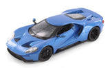 2017 Ford GT 1/24 Diecast Metal Model by Welly - BLUE