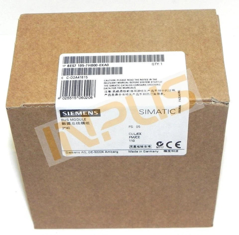 1P 6ES7195-7HB00-0XA0 Siemens 6ES7 195-7HB00-0XA0 New in box Free Shipping