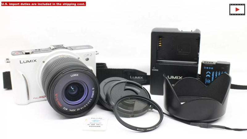 [ MINT/Multi-language patch ] Panasonic DMC-GF2 DSLR + VARIO 14-42mm Lens #50126