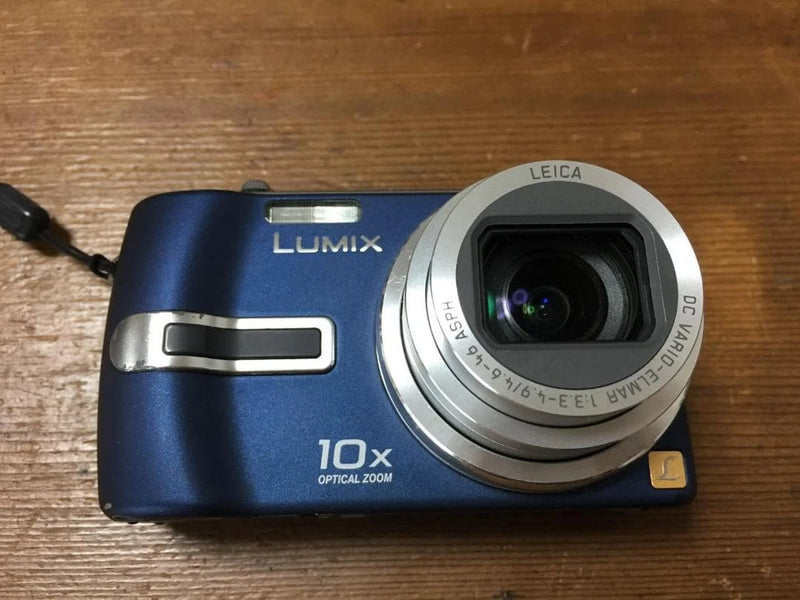 Panasonic LUMIX DMC-TZ3 Blue Compact Camera With Accessories From Japan