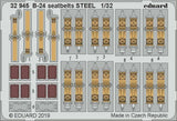 Eduard 32945 x 1/32 Seatbelts B-24 Steel for Hobby Boss (Painted)