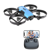 Loolinn | Drone for Kids Gift with Camera - Mini Drone, Remote Control Blue