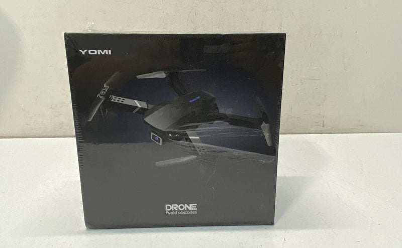 YOMI LF620 foldable obstacle-avoidance drone retail box with drone graphic