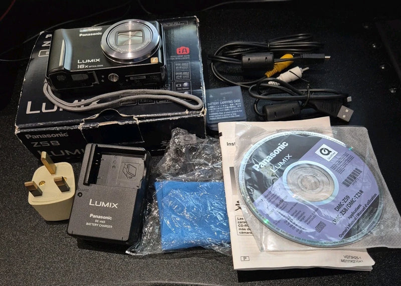 Panasonic Lumix DMC-ZS8 (DMC-TZ18) 14MP Digital with original box, accessories
