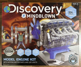 Discovery Mindblown Model Engine Building Kit 4 Cylinder Combustion Open Box New Battery