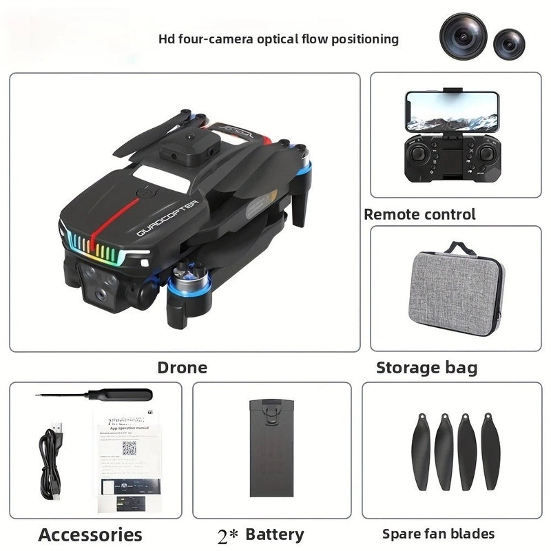 4K Brushless Camera FPV Drone+360¡ã Obstacle Avoidance+Long-Distance Quadcopter