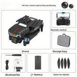 4K Brushless Camera FPV Drone+360¡ã Obstacle Avoidance+Long-Distance Quadcopter
