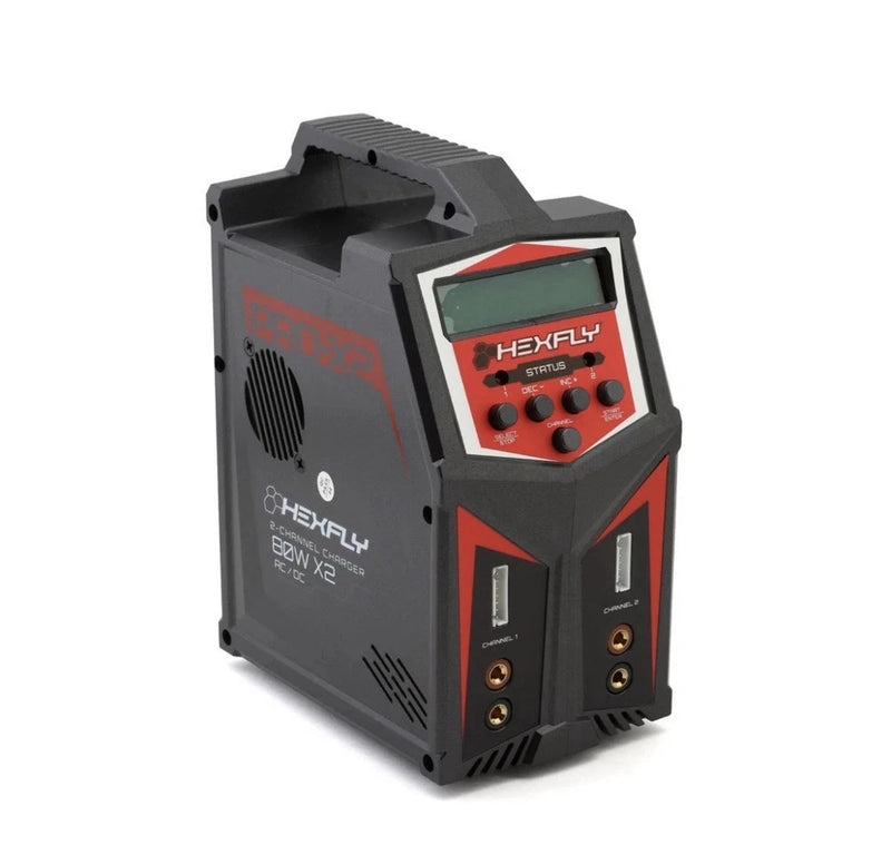 Redcat RER15247 - Hexfly Pro X2 Dual AC/DC Battery Charger (1-6S/7A/80Wx2) Battery